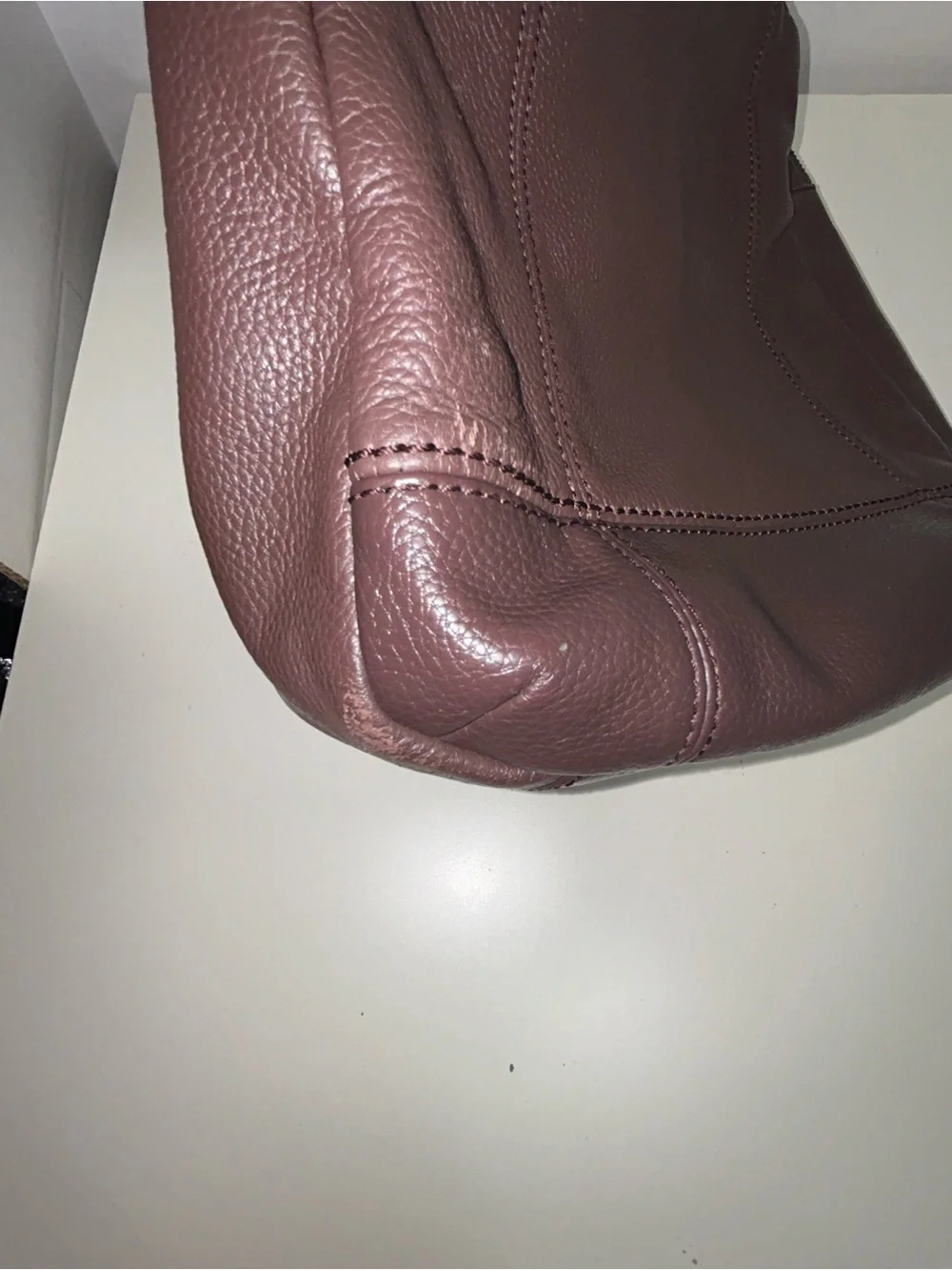 The Sak De Young Brown Pebbled Leather Zip Backpack